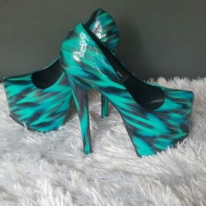 Turquoise Heels